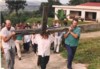 Students celebrate Easter by dragging a cross up the school property (not punishment, just weird).